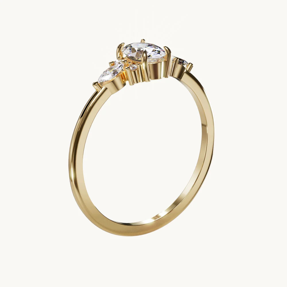 Flores Oval Lab Grown Diamant Verlobungsring | Solitaire Ringe Lab Diamond Labgrownlove Handgefertigt Jetzt einkaufen