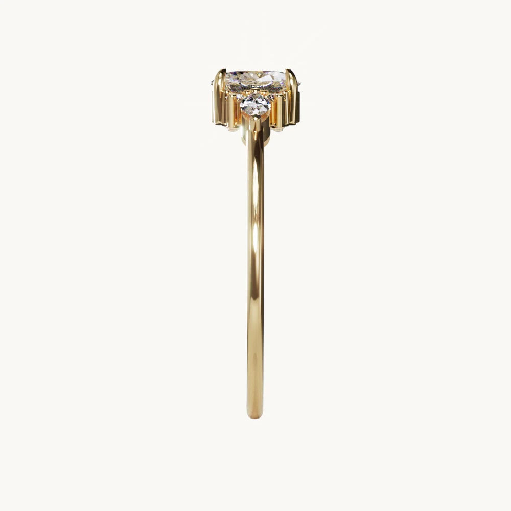 Flores Oval Lab Grown Diamant Verlobungsring | Solitaire Ringe Lab Diamond Labgrownlove Handgefertigt Jetzt einkaufen