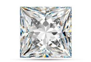 Princess Brillant Diamant im Brillantschliff, funkelnd und zertifiziert – Labgrownlove