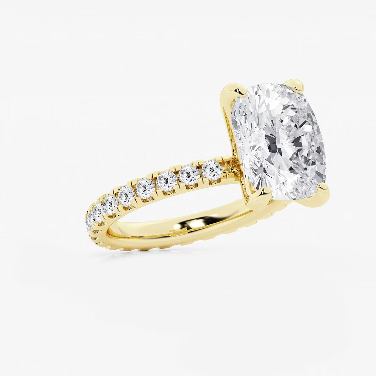 „Lori“ Eternity Kissen Lab grown Diamant Ringe Lab Diamond Labgrownlove Handgefertigt Jetzt einkaufen gelb gold