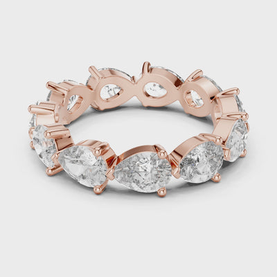 Brilliant Diamond Cluster in Rosegold