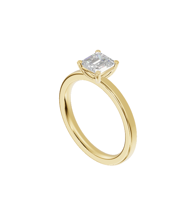 Asscher Solitaire