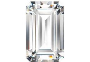 Smaragd Brillant Diamant im Brillantschliff, funkelnd und zertifiziert – Labgrownlove