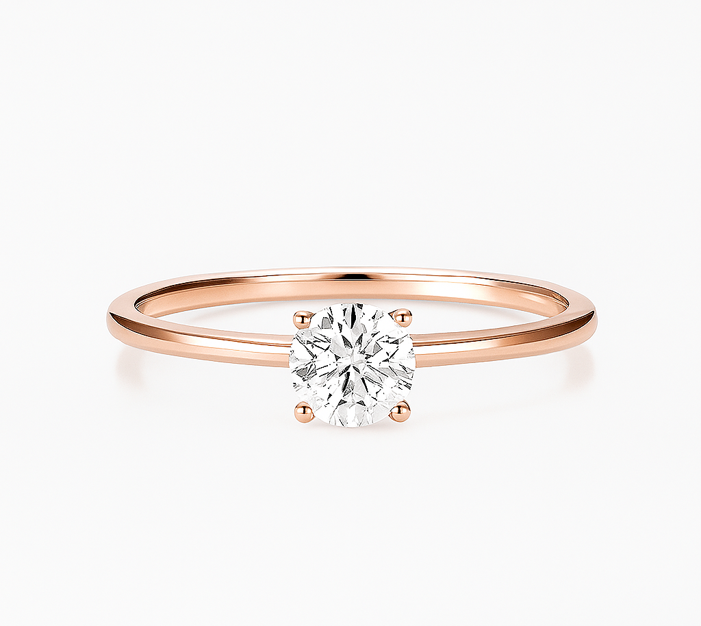 Sveta Solitär Brilliant Naturdiamant | Verlobungsring Ringe Lab Diamond Labgrownlove Handgefertigt Jetzt einkaufen rose