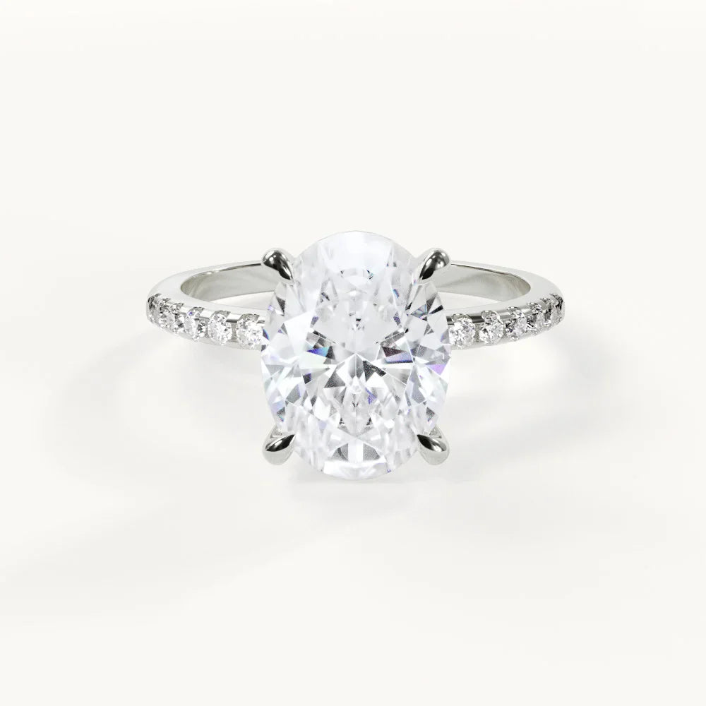 Tiffany Eternity Oval Lab Grown Diamant Ring Ringe Lab Diamond Labgrownlove Handgefertigt Jetzt einkaufen oval